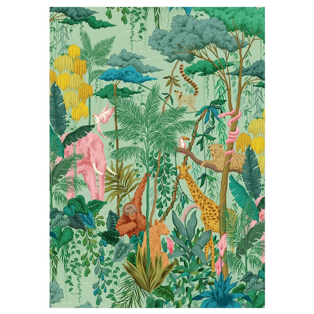Gibsons The Art File Jungle Animals - 1000pc Puzzle